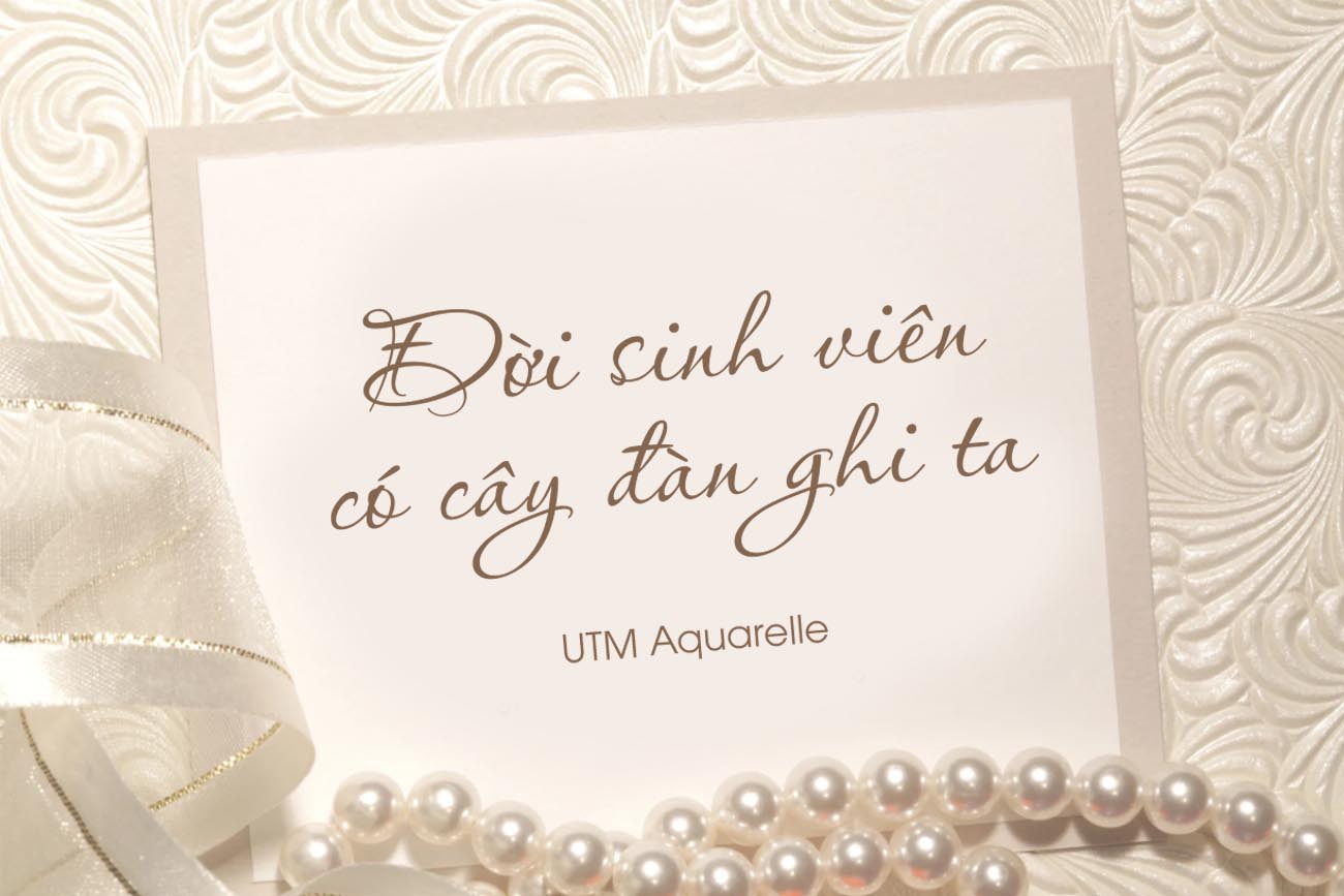 Font chữ UTM Aquarelle Việt Hóa – Viết tay mềm mại và lãng mạn